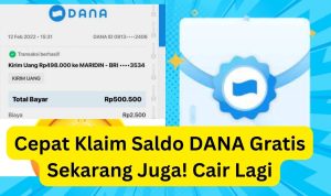 HORE! Saldo DANA Gratis Rp450 Ribu Langsung Masuk Kantong