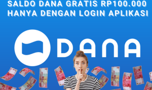 Modal Login dapat Saldo DANA Gratis Rp100.000 Terbukti Membayar