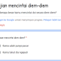 Tangkapan Layar Ujian Mencintai Diam-Diam Via Google Forms