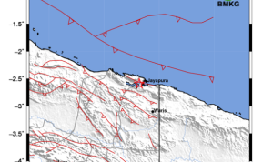 Info Gempa Terkini M 2,5 Di Papua Hari Ini 23 Februari 2023