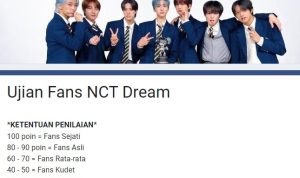 Ujian Fans NCT Dream Terbaru 2023