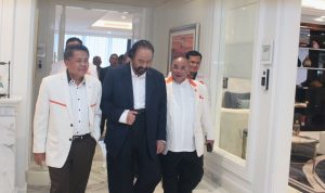 Setelah resmi mendukung Anies Baswedan sebagai Capres pada Pemilu 2024, jajaran petinggi PKS bertemu Ketua Partai NasDem Surya Paloh