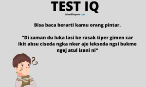 Bisakah Kamu Membaca Tulisan Ini dengan Benar? Uji dengan Tes IQ Gambar di Sini!
