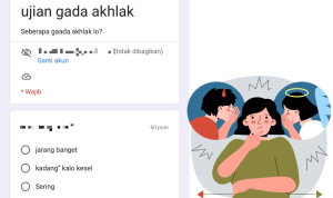 Introspeksi Akhlak Kamu dengan Link Google Form Akhlak Ini!