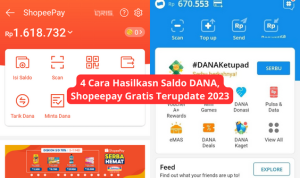 4 Cara Hasilkasn Saldo DANA, Shopeepay Gratis Terupdate 2023 saldo dana gratis
