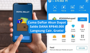 saldo dana gratis langsung cair