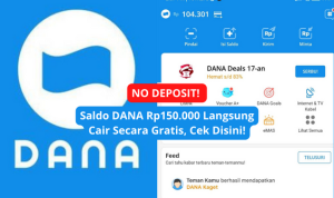 saldo dana gratis langsung cair