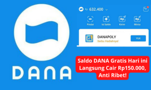 saldo dana gratis hari ini