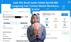 saldo dana gratis langsung cair