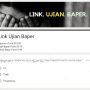 Tangkapan Layar Ujian Baper via Link Google Form