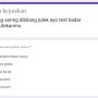Tangkapan Layar Test Kejutekan Google Form