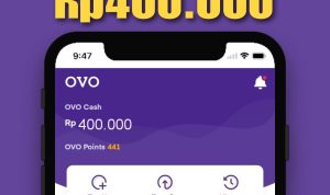 Cara dapat Saldo OVO Gratis Rp400 Ribu
