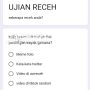 Tangkapan Layar Ujian Receh Google Form