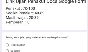 Tangkapan Layar Ujian Jahil Google Form/Sumber: panduanform.blogspot.com
