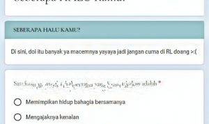 Tangkapan Layar Link Tes Halu Google Form