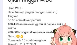 Tangkapan Layar Link Ujian Wibu Via Google Form