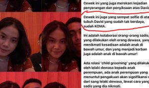 Setelah Merekam, Agnes Sempat Selfie di Atas Tubuh David yang Sudah Koma