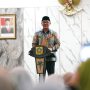 Plt Bupati Kabupaten Bogor Iwan Setiawan saat menghadiri pelatikan PAC Fatayat NU di Gedung Sebaguna, Cibinong, Kabupaten Bogor, Sabtu (4/2). (Dok. Diskominfo Kab Bogor)