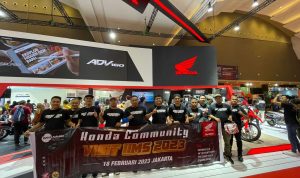 DAM Ajak Komunitas CRF Bandung dan CB150X Depok Raya Kunjungi IIMS 2023