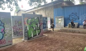 Pemerintah Kota Bandung sebelumnya telah meresmikan ruang publik baru, bernama Ruang Vandal Karet Kebo. (SADAM HUSEN SOLEH RAMDHANI/JABAR EKSPRES)