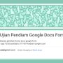 LINK Tes Ujian Pendiam via Google Form Docs, Seberapa Cool Kamu?