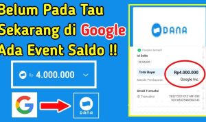 Buruan Klaim!! Saldo Dana 4,8Jt Gratis Resmi Langsung Dari Google, Cek Disini!