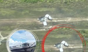 Pesawat Susi Air dibakar.