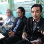 Tim Kantor Hukum Sembilan Bintang, Rudi Mulyana saat memberikan keterangan. (Yudha Prananda / Jabar Ekspres)