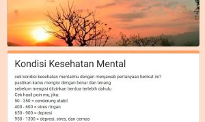 Link Ujian Depresi Terlengkap