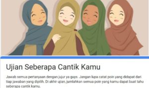 link Tes Ujian Seberapa Cantik Kamu