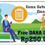 Daftarkan email dapat DANA Gratis Rp250 Ribu Langsung Cair