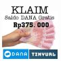 Klaim Saldo DANA Rp375.000 Gratis di website ini