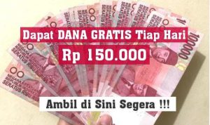 Dapat DANA gratis tiap hari dari aplikasi penghasil uang.