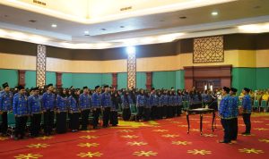 Ratusan ASN saat diambil sumpah di lingkungan Pemerintah Kabupaten Bogor. (Sandika Fadilah/Jabarekspres.com)