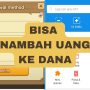 Cara Dapat Uang Gratis Bisa Nambah Saldo DANA/ Tangkap Layar Aplikasi