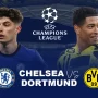 Link live streaming kualitas HD bisa kalian dapatkan dengan gratis di akhir artikel ini dalam laga Chelsea vs Dortmund.