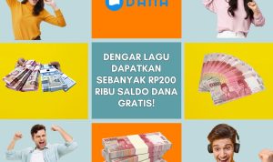 Dengar Lagu Dapatkan Sebanyak Rp200 Ribu Saldo DANA Gratis!