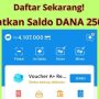 Intip Triknya Disini, Daftarin Nomor HP Bisa Dapat Saldo DANA Rp250 Ribu Gratis Langsung Cair