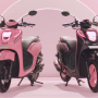 Honda Genio Modif Black and Pink 2023, Gemes Abis! Honda Genio Modif Black and Pink/ Tangkap Layar Instagram @welovehonda_id