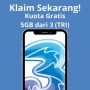 Klaim Sekarang! Kuota Gratis 5GB dari 3 (Tri) Terbaru!