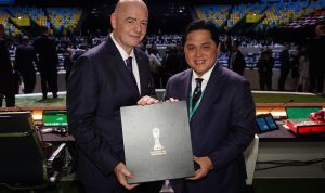 Gianni Infantino dan Erick Thohir