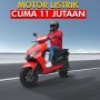Motor Listrik Smoot Tempur Cuma Rp11 Jutaan! Berikut Spesifikasinya