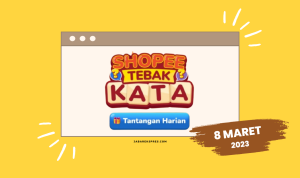 tebak kata shopee tantangan harian 8 maret 2023