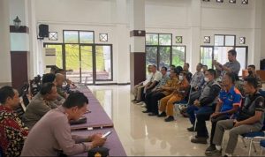 Jajaran Polresta Bogor Kota saat melakukan rapat koordinasi bersama sejumlah stakeholder. (Yudha Prananda / Jabar Ekspres)