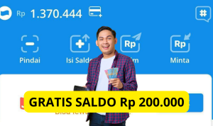 Rp200.000 Saldo DANA Langsung Cair ke Rekeningmu, Gratis Tiap Hari! Ini Caranya