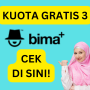 Cara Mudah Dapat Kuota Gratis 3 di Bima+, Cek di Sini!