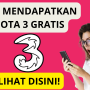 Cara Dapat Kuota Gratis 3 Unlimited Terbaru 2023