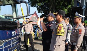 Kapolresta Bogor Lakukan Sidak Angkutan Umum di Terminal Barangsiang