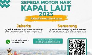 Kemenhub buka program mudik gratis jalur laut jelang Ramadhan 2023. Instagram/@djplkemenhub151.