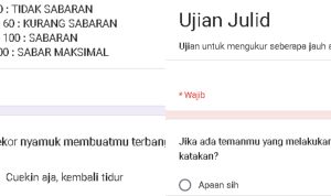 Link Tes Ujian Google Form yang Viral/ Tangkap Layar Google Form